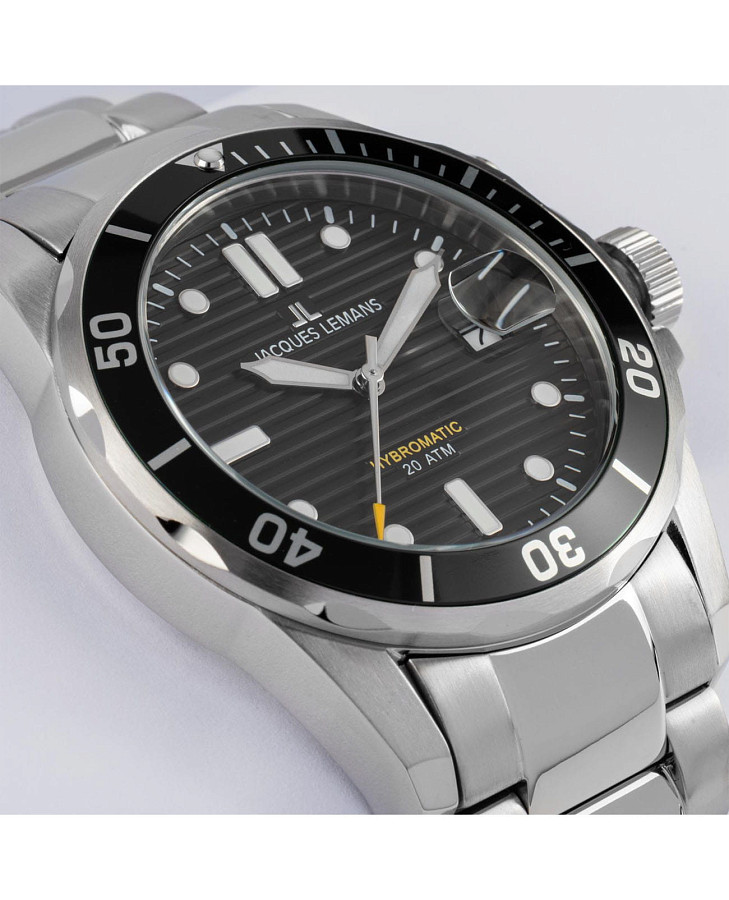 Часы Jacques Lemans Hybromatic 1-2170G — металл сталь, Австрия