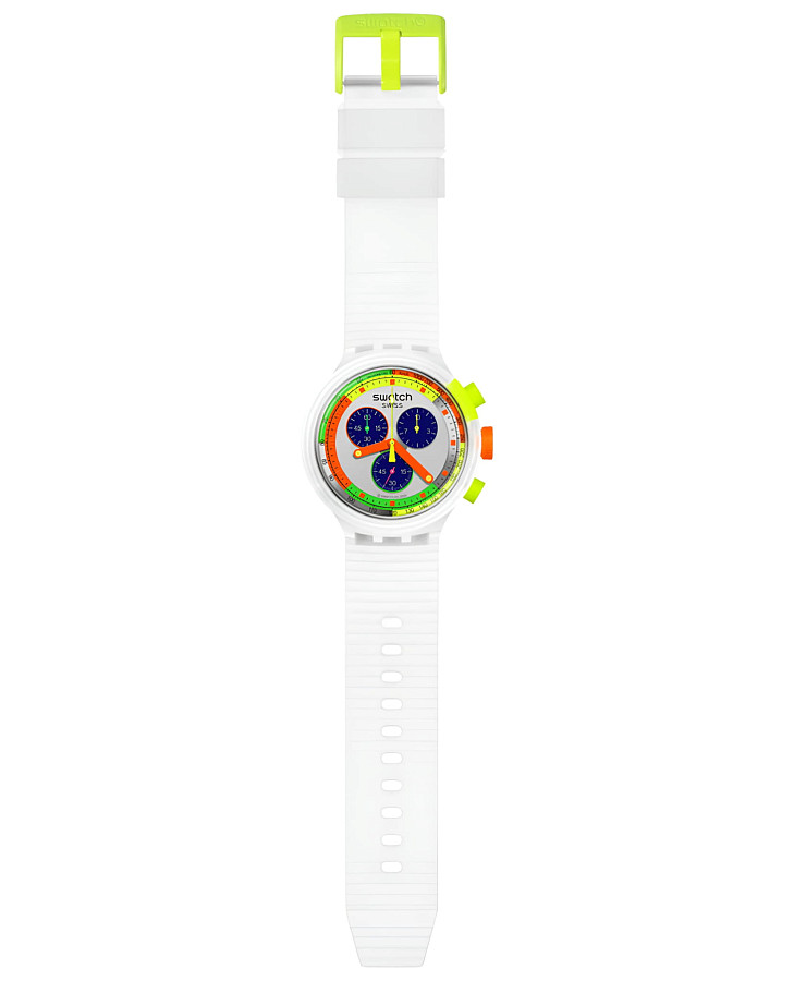 Часы Swatch Big Bold Chrono SB02K100 — пластик, Швейцария