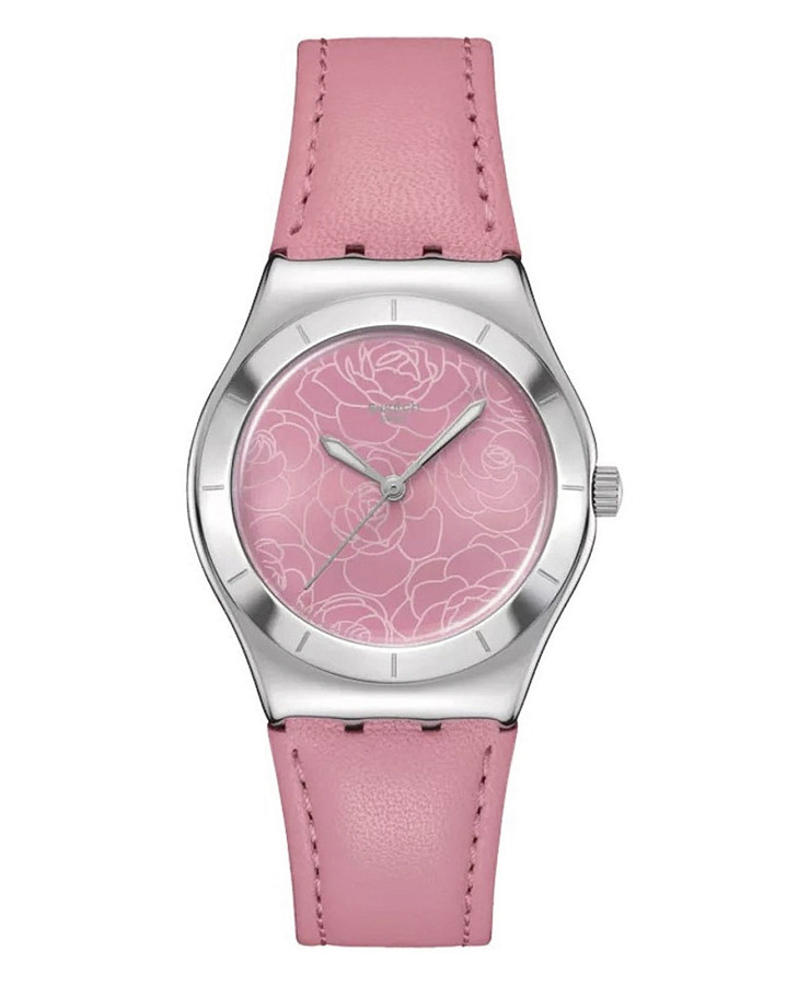 Часы Swatch Pink Petal Promise YLS234 — женские, розовый