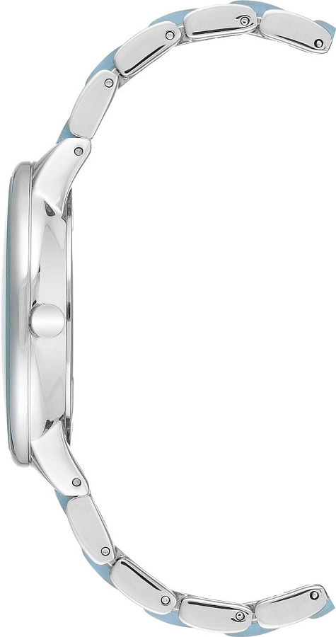 Часы Anne Klein Plastic 1413LBSV — кварцевые, металл сталь
