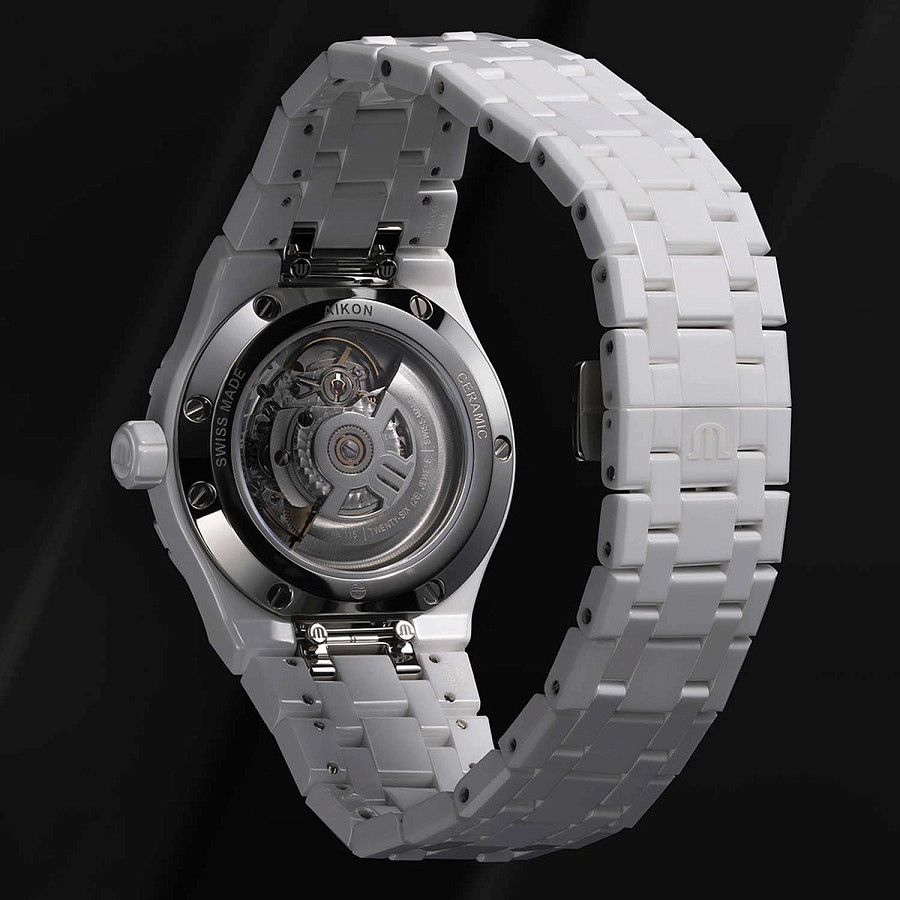 Часы Maurice Lacroix Aikon Automatic AI6007-CRM72-130-7 — керамика, женские