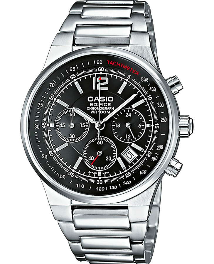 Часы Casio Edifice EF-500D-1A — мужские, черный