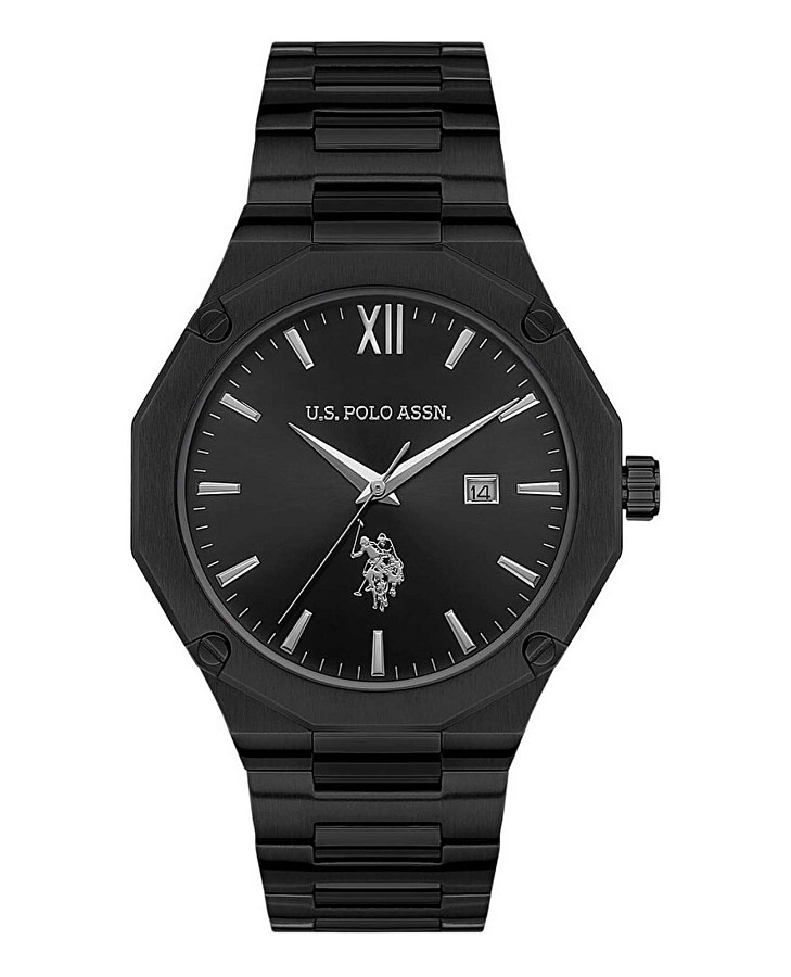 Часы U.S. Polo Assn. Fundamental USPA1056-03 — мужские, черный