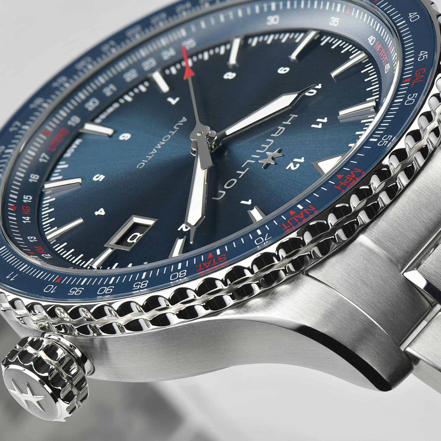 Часы Hamilton Khaki Aviation Converter Auto H76645140 — нержавеющая сталь, мужские