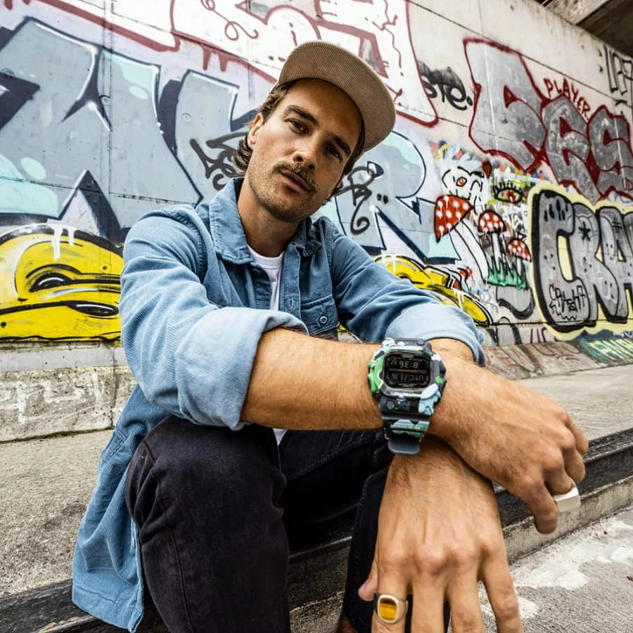 Часы Casio G-Shock GX-56SS-1DR (GX-56SS-1) — мужские, пластик
