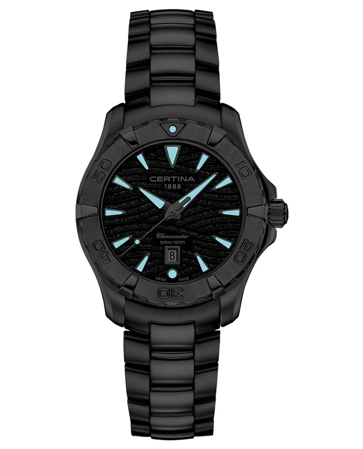 Часы Certina DS Action Lady C032.251.11.091.09 — кварцевые, сталь металл