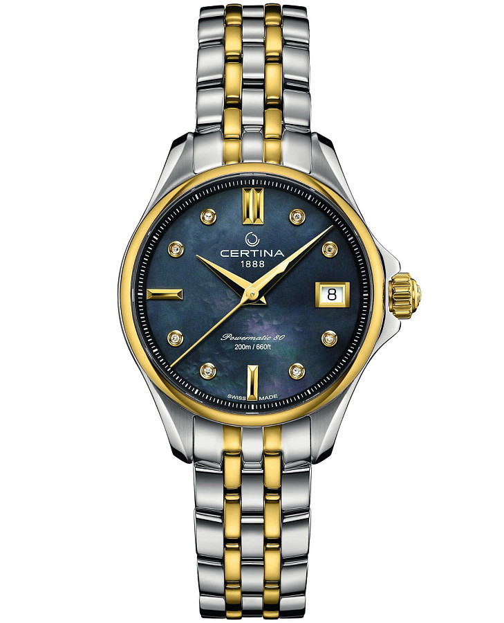 Часы Certina DS Action Lady Powermatic 80 C032.207.22.126.00 — женские, синий