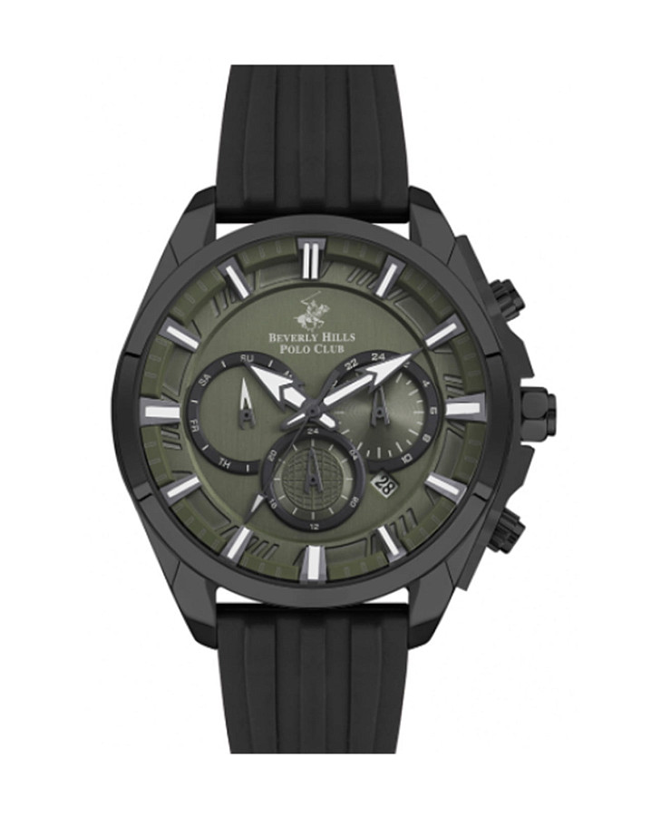 Часы Beverly Hills Polo Club BP3267X.677 — мужские, зеленый