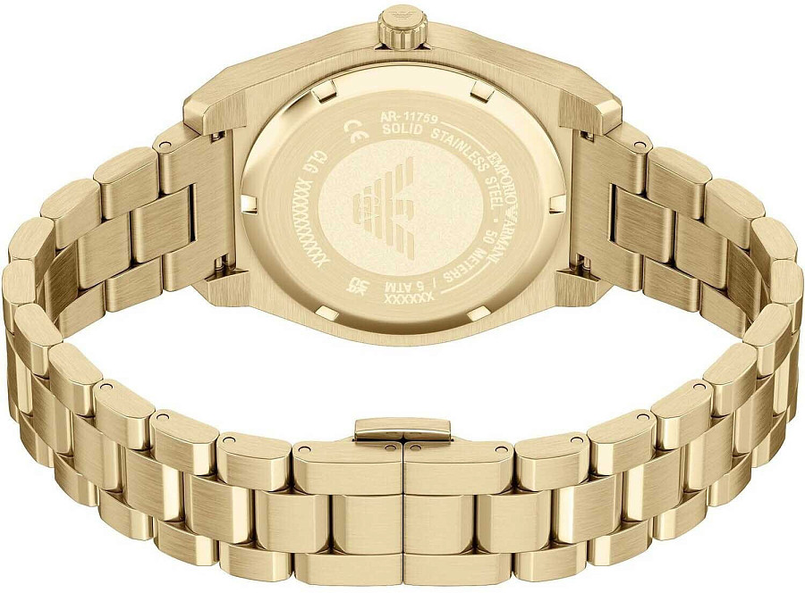 Часы Emporio Armani Federica AR11759 — зеленый, сталь металл