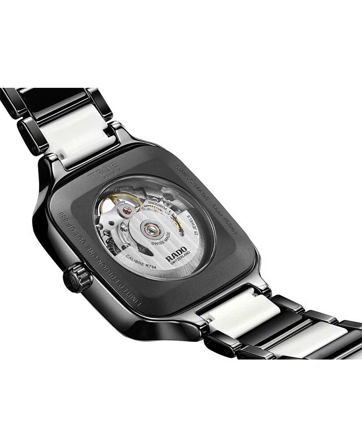 Часы Rado True Square Automatic Open Heart R27086752 — керамика, Швейцария