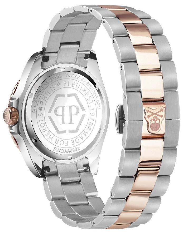 Часы Philipp Plein The Skull PWOAA0822 — нержавеющая сталь с ip-покрытием, мужские