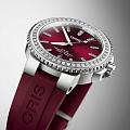 Швейцарские механические часы Oris Aquis Date Diamonds 01 733 7766 4998-07 4 22 68FC, фото 3