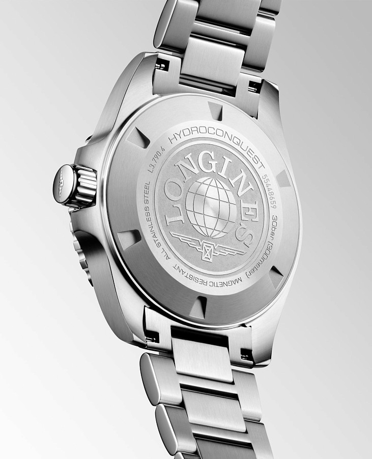 Часы Longines HydroConquest L3.790.4.66.6 — механические, сталь металл