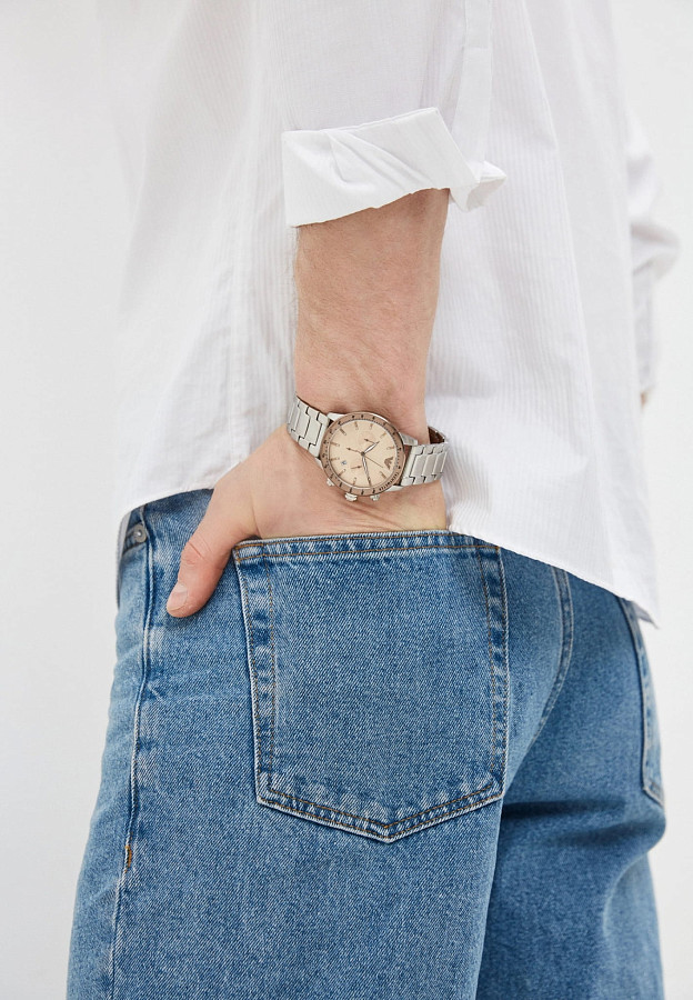 Часы Emporio Armani Mario AR11352 — нержавеющая сталь, мужские