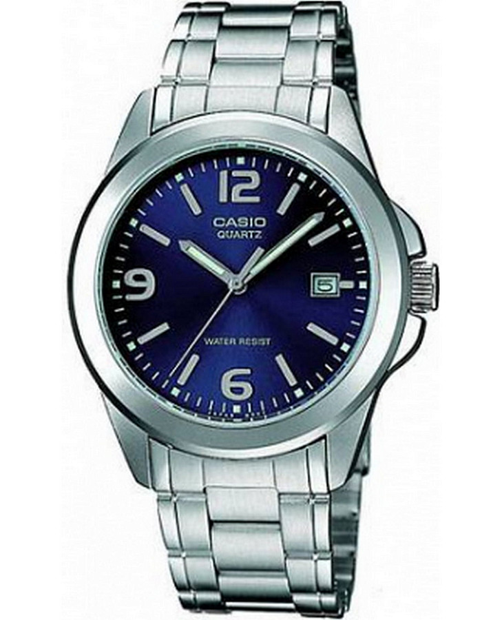 Часы Casio Collection MTP-1215A-2ADF (MTP-1215A-2A) — мужские, синий