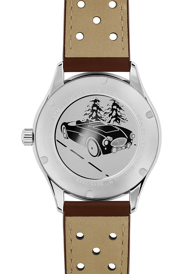 Часы Frederique Constant Vintage Rally Healey Automatic FC-303HGRS5B6 — механические, металл сталь