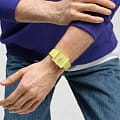 Швейцарские часы Swatch Square Bioceramic Standard SO34J700, фото 6