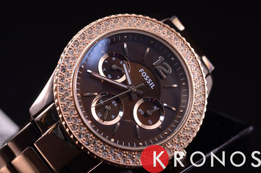 Часы Fossil Carlie ES4079 — металл сталь, США