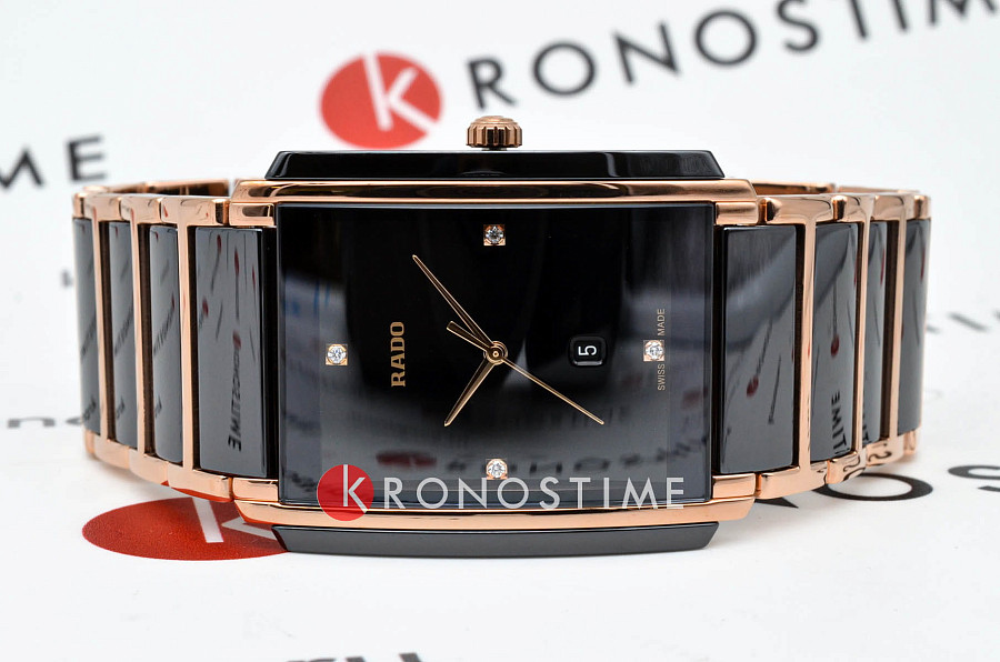 Часы Rado Integral Diamonds R20207712 — кварцевые, керамика сталь металл