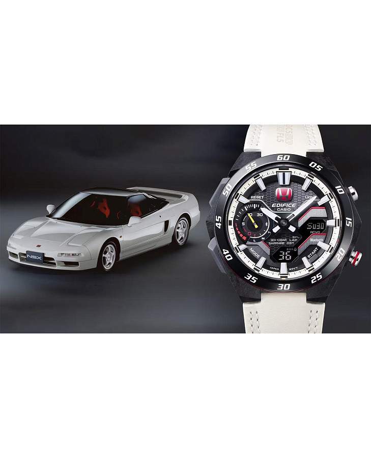 Часы Casio Edifice Windflow ECB-2200HTR-1A — нержавеющая сталь с ip-покрытием, мужские