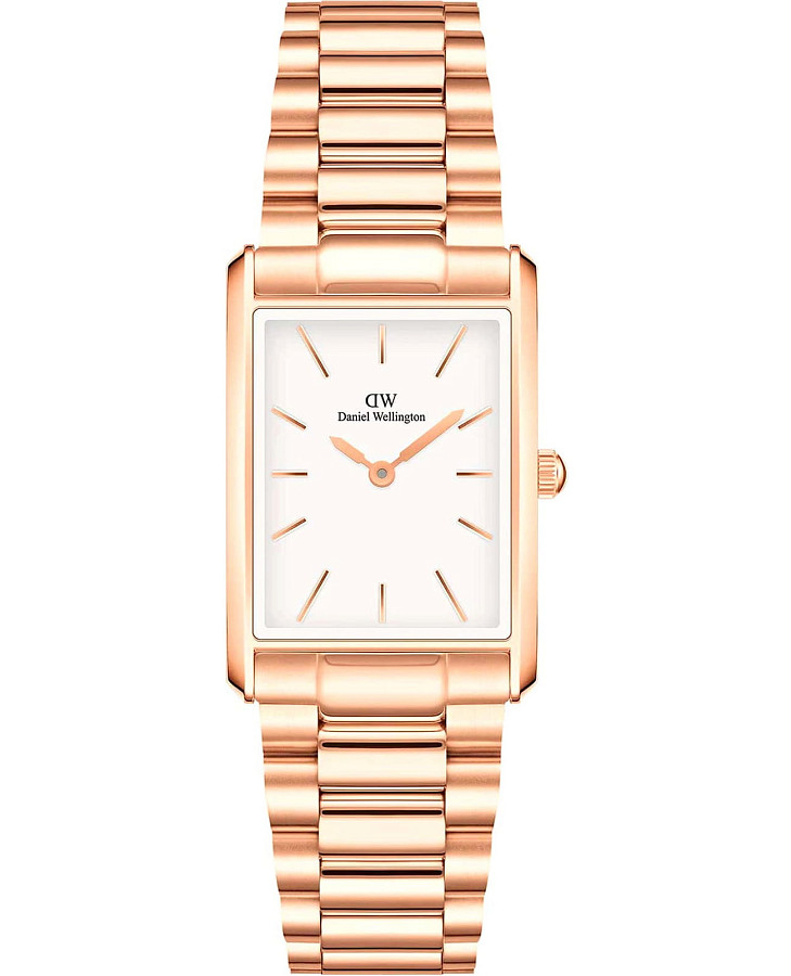 Часы Daniel Wellington Bound 3-Link Rose Gold DW00100699 — женские, белый