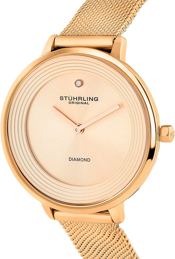 Часы Stuhrling Symphony 3946.5 — кварцевые, сталь металл