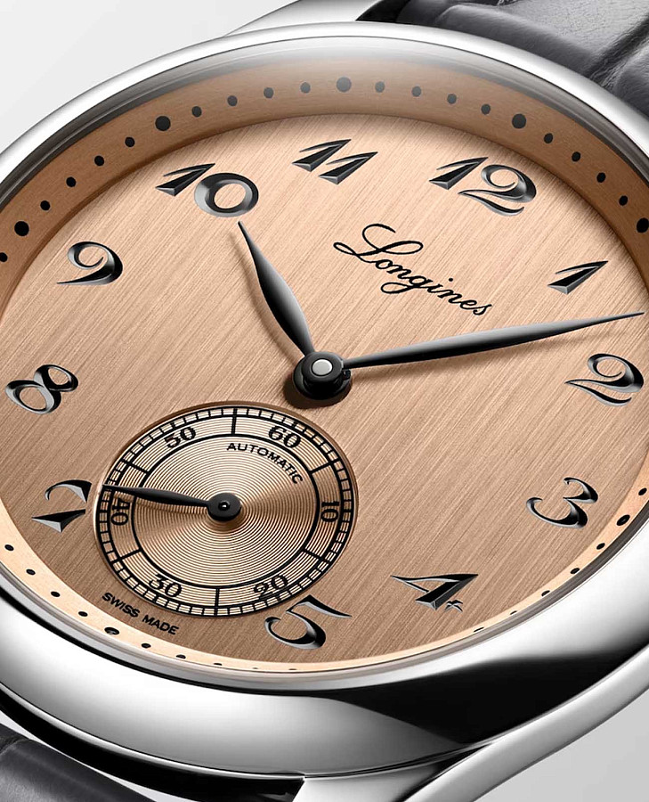 Часы Longines Master Collection L2.843.4.93.2 — бежевый, металл сталь