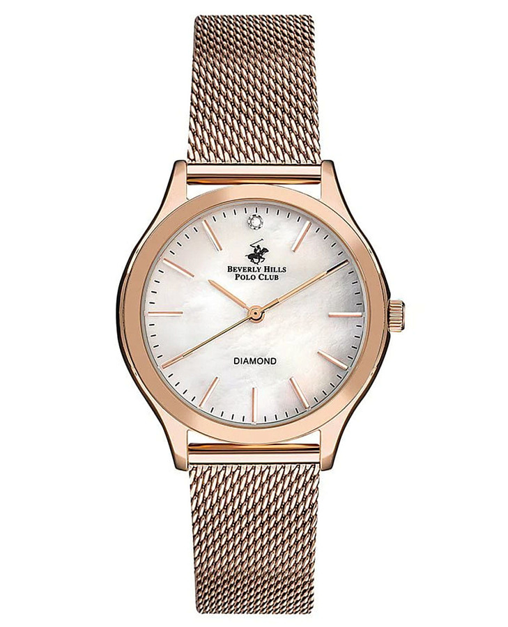 Часы Beverly Hills Polo Club BP3167C.420 — женские, перламутровый