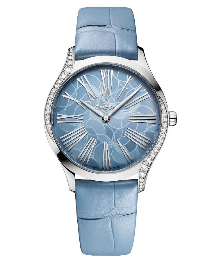 Часы Omega De Ville Mini Tresor 428.18.36.60.03.002 — женские, синий