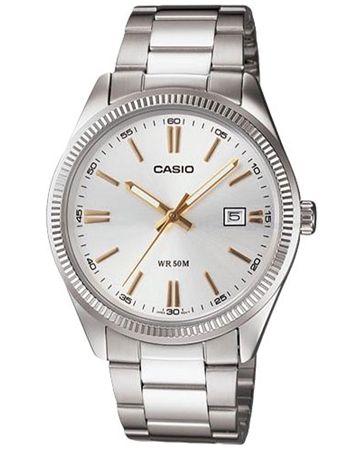 Часы Casio Collection MTP-1302D-7A2VDF (MTP-1302D-7A2) — мужские, серебристый