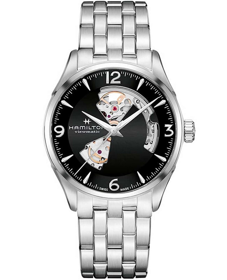Часы Hamilton Jazzmaster Open Heart Auto H32705131 — женские, черный