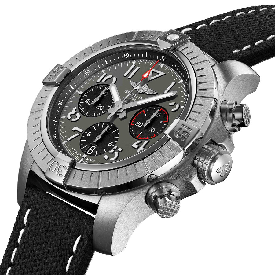 Часы Breitling Avenger B01 Chronograph 45 AB01821A1B1X1 — механические, сталь металл