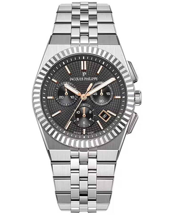 Часы Jacques Philippe Virtus JPQGC1051346 — мужские, серый