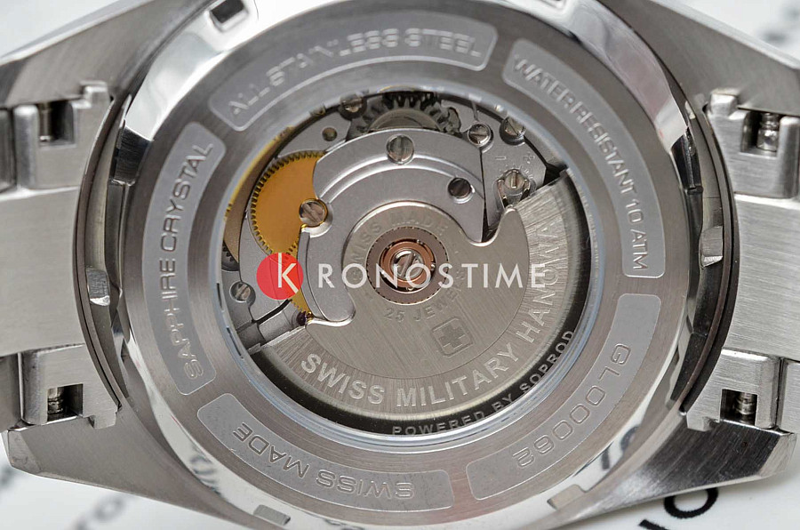 Часы Swiss Military Hanowa Majestic Pioneer SMWGL0006201 — мужские, нержавеющая сталь 316l