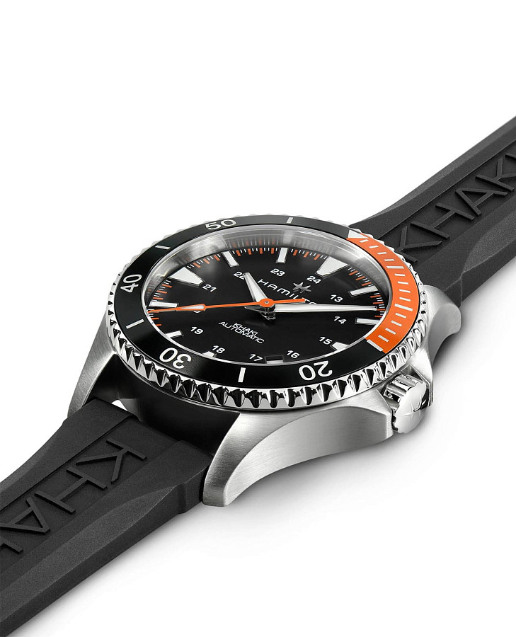 Часы Hamilton Khaki Navy Scuba Auto H82305331 — механические, металл сталь