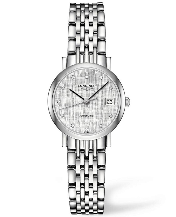 Часы Longines Elegant Collection L4.309.4.77.6 — мужские, серебристый