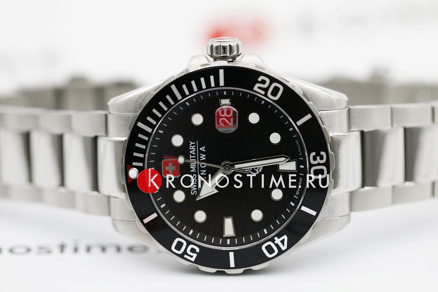 Часы Swiss Military Hanowa Offshore Diver II SMWGH2200301 — сталь металл, Швейцария