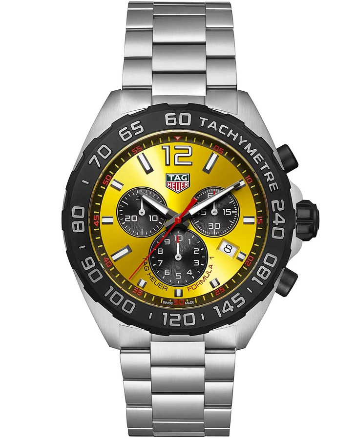 Часы TAG Heuer Formula 1 CAZ101AM.BA0842 — мужские, желтый