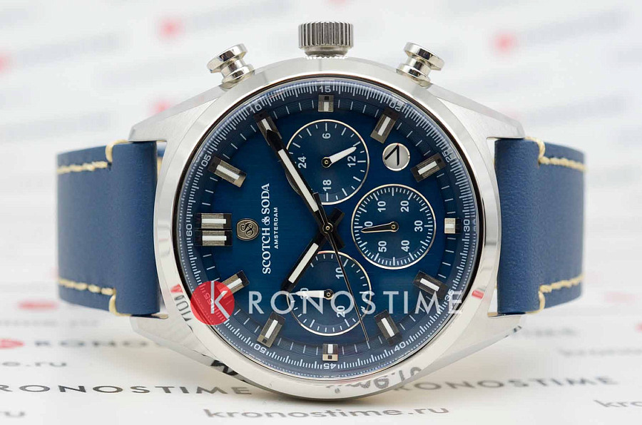 Часы Scotch&Soda SSM.107A — кварцевые, сталь металл