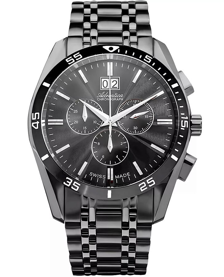 Часы Adriatica A8202.5116CH — мужские, черный