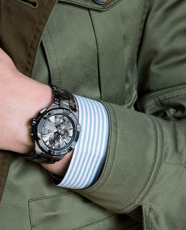 Часы Maurice Lacroix Aikon Chronograph AI1018-PVB02-336-1 — артикул AI1018-PVB02-336-1