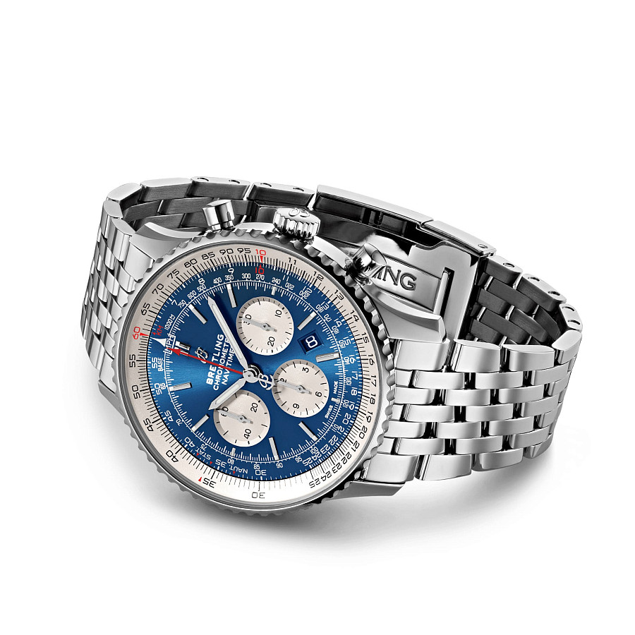 Часы Breitling Navitimer B01 Chronograph 46 AB0127211C1A1 — сталь металл, Швейцария