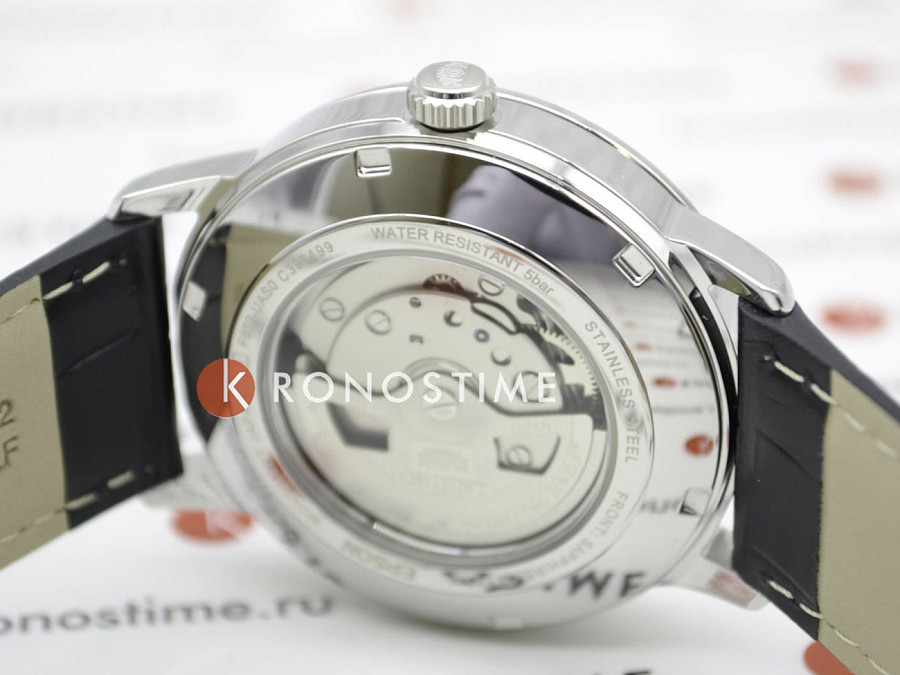 Часы Orient Classic Automatic RA-AC0F11L (RN-AC0F11L) — мужские, кожаный