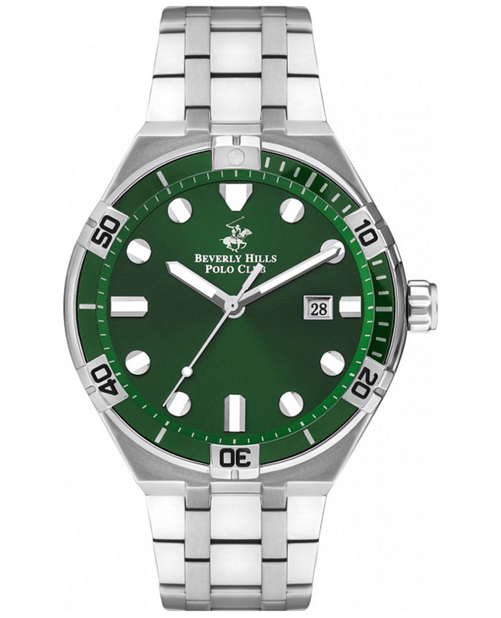 Часы Beverly Hills Polo Club BP3404X.370 — мужские, зеленый