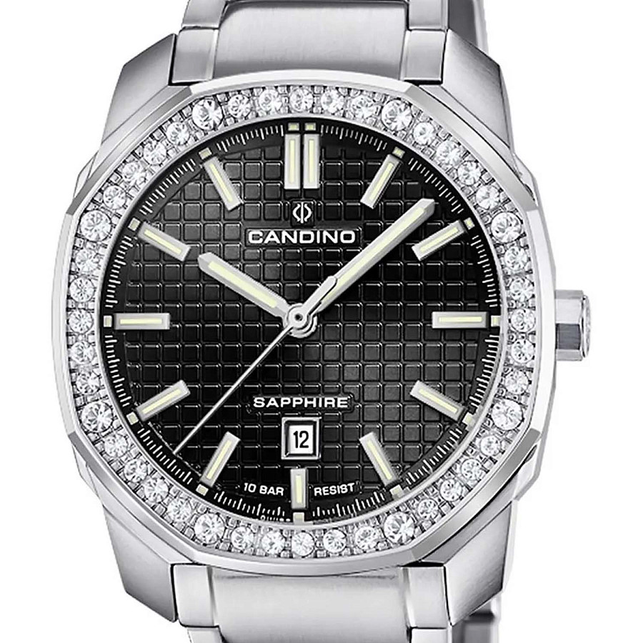Часы Candino Lady Elegance Date C4756/5 — кварцевые, сталь