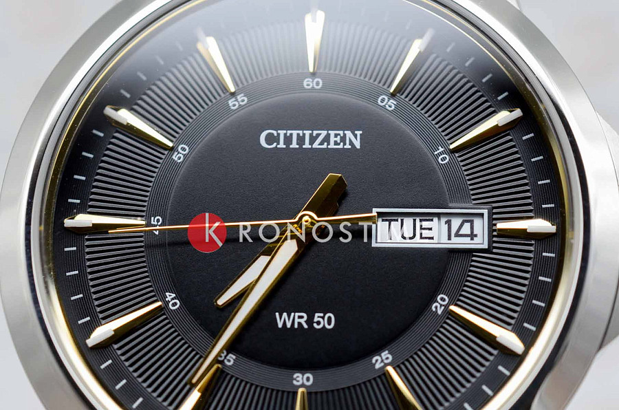 Часы Citizen Basic BF2018-52E — нержавеющая сталь с ip-покрытием, мужские