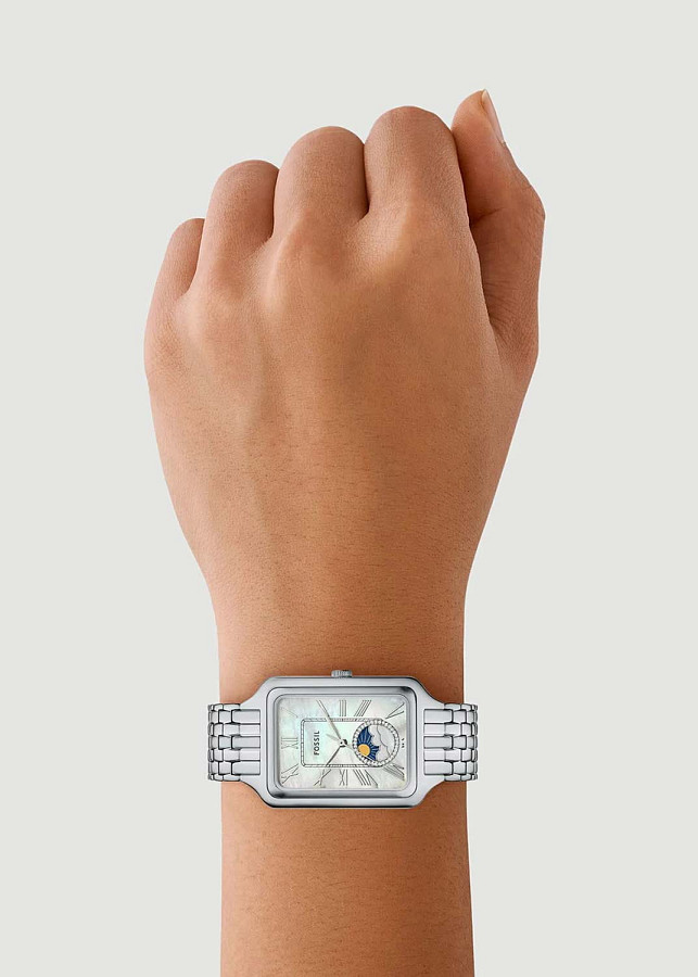 Часы Fossil Raquel ES5400 — кварцевые, металл сталь