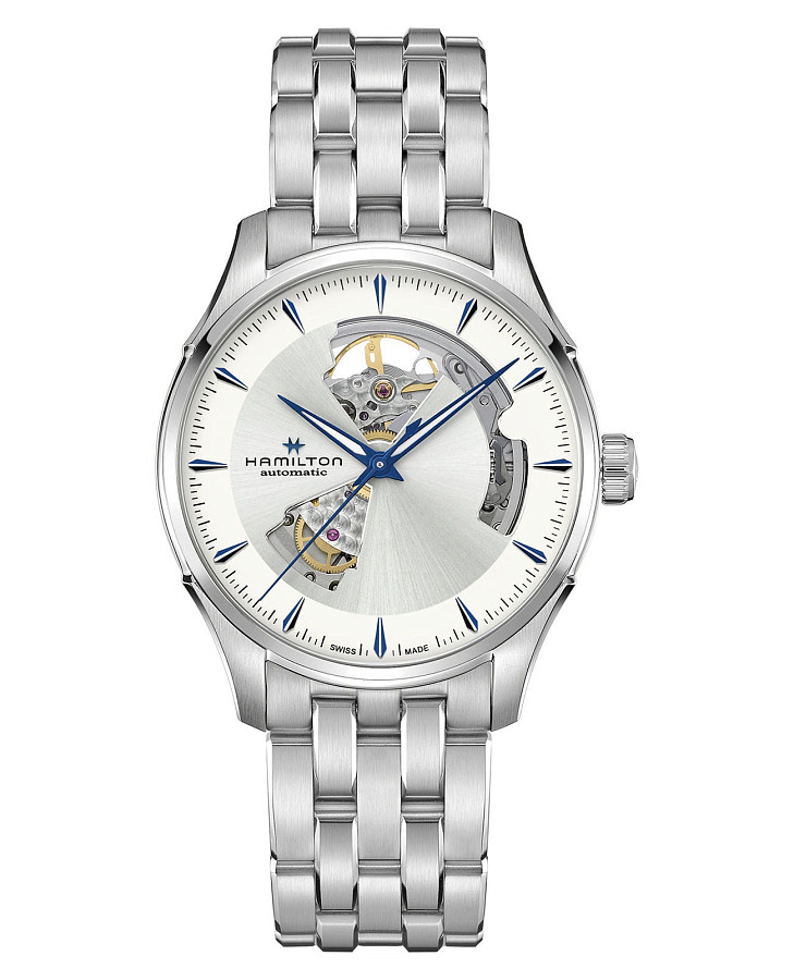 Часы Hamilton Jazzmaster Open Heart Auto H32675150 — мужские, серебристый