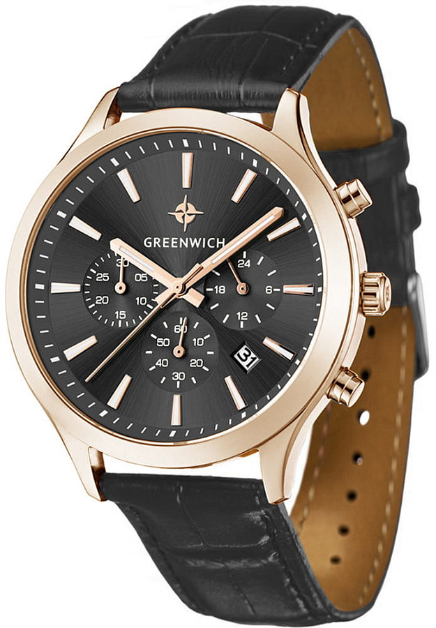 Часы Greenwich Skipper GW 043.41.31 — кварцевые, металл сталь