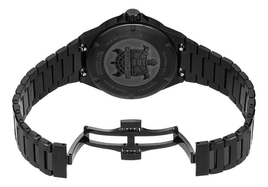 Часы Certina DS-7 Quartz C043.410.33.051.00 — мужские, нержавеющая сталь с pvd-покрытием